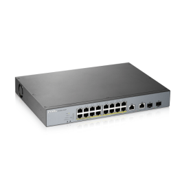 Zyxel GS1350-18HP-EU0101F Switch Gestionado L2, 16 Puertos Gigabit Ethernet, PoE, Gris Precio: 361.59000031. SKU: S55001572