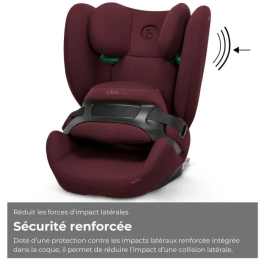 Cybex Silla de Coche Gr. 1/2/3 Pallas B i-Size Rumba Rojo-Rojo Oscuro