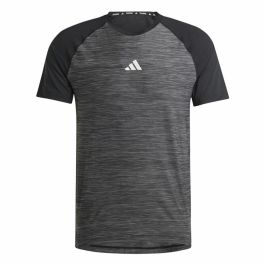 Camiseta de Manga Corta Hombre Adidas Gym+ Training Negro Gris Precio: 39.88999982. SKU: B19XZ7JMX4
