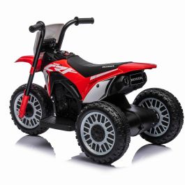 Honda Tachan Moto Eléctrica CRF Roja para Niños con Batería Recargable - Diseño Deportivo, Motor 390 - T00993