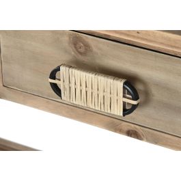 DKD Home Decor Consola Natural Abeto Cuerda 40 x 79.5 x 110 cm