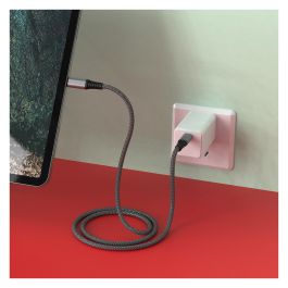 4smarts Cable USB-C a USB-C PremiumCord 456266, Carga Rápida 100W, 1.5m, Negro