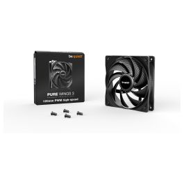 Be Quiet Ventilador de Caja Pure Wings 3 120 mm PWM de Alta Velocidad 2100 rpm Silencioso