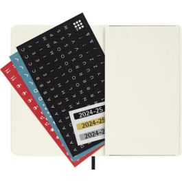 Agenda 18 Meses 2024-2025 Semanal P (9 X 14 Cm) Negra Tapa Blanda Moleskine DSB18WN2Y25