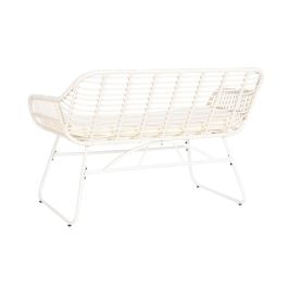 Sofa Terraza Y Jardin DKD Home Decor Blanco Blanco 74 x 84 x 124 cm Set de 4 Sofa Terraza Y Jardin DKD Home Decor Blanco Blanco 74 x 84 x 124 cm Set de 4