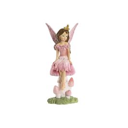 Figura Shabby DKD Home Decor Rosa 6 x 18.5 x 8 cm