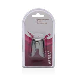 Versa Tapon Conservador De Cava, Acero, 3.4x5x3.5 cm (6 Unidades) Versa Tapon Conservador De Cava, Acero, 3.4x5x3.5 cm (6 Unidades)