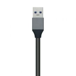 AISENS HUB USB 3.0 Aluminio, TIPO A/M-4XTIPO A/H, NEGRO, 30cm AISENS HUB USB 3.0 Aluminio, TIPO A/M-4XTIPO A/H, NEGRO, 30cm