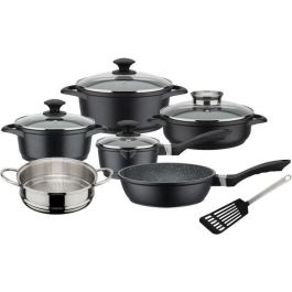 GSW - 414562 - Batería - GRANITO GOURMET masivo forjado de aluminio - 10 piezas - Inducción - Recubrimiento GRANITO VITAFLON Precio: 126.50000055. SKU: B16BETLC43
