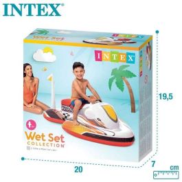 Intex Figura Hinchable Moto Wave Rider 117x77 cm para Niños +3 Años