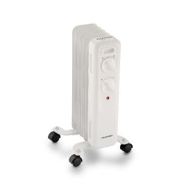 BLAUPUNKT Radiador de Aceite, 5 Elementos, 1000W, Calefactor Eléctrico, Altura 45 cm, Calefacción para Hogar