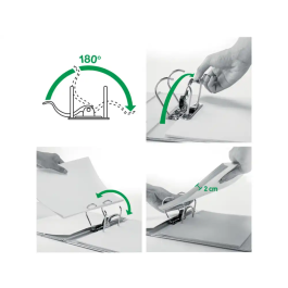 Archivador Palanca Leitz Active Solid Polyfoam A4 82Mm Verde (Set de 5)