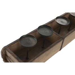Portavela Item Home DKD Home Decor Natural 15 x 14 x 60 cm Portavela Item Home DKD Home Decor Natural 15 x 14 x 60 cm