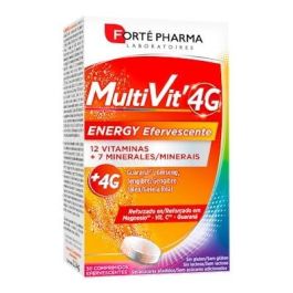 Multivit 4G Energy 2X15 Comprimidos Efervescentes con Guaraná, Vitaminas C y Magnesio para reducir el cansancio y la fatiga Precio: 16.5899998. SKU: B1FR6FVPAM