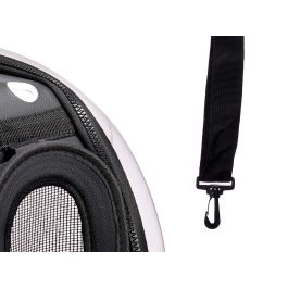 Transportin Transparente Negro Pequeño Mascow 37X22CM (6 Unidades) Transportin Transparente Negro Pequeño Mascow 37X22CM (6 Unidades)