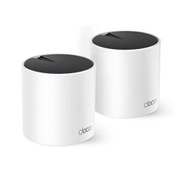 TP-Link DECO X55 Sistema WiFi Mesh 2-Pack AX3000 Doble Banda Wi-Fi 6 (802.11ax) con 3 Puertos LAN y Soporte para 150 Dispositivos Blanco Precio: 168.49999958. SKU: S7817732