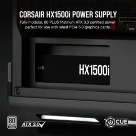 Fuente Aliment. Corsair Hx1500I 1500 Watt 80+ Platinum Pci E5 Atx 3.0 CP-9020261-EU Fuente Aliment. Corsair Hx1500I 1500 Watt 80+ Platinum Pci E5 Atx 3.0 CP-9020261-EU