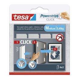 Tesa Powerstrips Tiras cuelga cuadros, soporta hasta 5.4 kg, 4 x 2 cm Precio: 5.89000049. SKU: B1BQBQ4V7Z