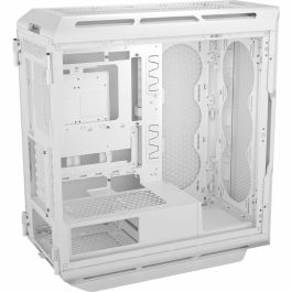 Corsair 5000T RGB Caja PC Gaming Semitorre ATX Cristal Templado con Ventana Blanca