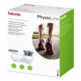 Beurer FM-200 Aparato de Masaje para el Tendón de Aquiles, Terapia Casera con Reposapiés Ajustable y Cabezales Giratorios