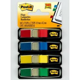 Post-it Banderitas Separadoras 683-4 Dispensador 4 Colores 35 Banderitas por Color 43.1x12 mm Precio: 5.68999959. SKU: B1CSP6KAKW