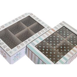 DKD Home Decor Caja para Infusiones Casablanca 2022 Urban 15 x 7 x 23 cm MDF y Cristal Precio: 20.50000029. SKU: B1CNQ5EYXM