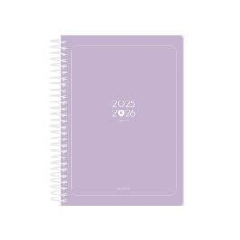 Agenda Escolar Antartik 25-26 Espiral Essentials Morado Dia Pagina A5 Bilingüe Papel Fsc 80 gr Agenda Escolar Antartik 25-26 Espiral Essentials Morado Dia Pagina A5 Bilingüe Papel Fsc 80 gr