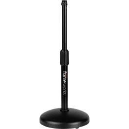 FRAMEWORKS Soporte de Micro de Sobremesa Base Redonda con Altura Regulable Precio: 21.49999995. SKU: B14RKZZ7ZM