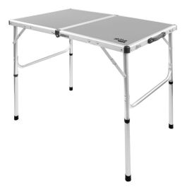 Mesa Plegable Aktive Camping Gris 90 x 70 x 60 cm (2 Unidades)