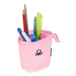 Estuche Cubilete Benetton Vichy Rosa (8 x 19 x 6 cm) Estuche Cubilete Benetton Vichy Rosa (8 x 19 x 6 cm)
