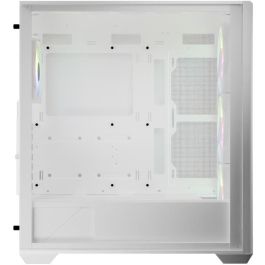 LC-Power LC-811W-ON Midi Tower Gaming PC Blanco con Ventana de Vidrio Templado e Iluminación RGB para ATX/EATX