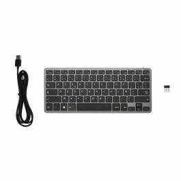 Bluestork Teclado TKL Bluetooth + 2.4Ghz PC - Gris y Negro BLU3760162067750