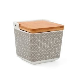 Quid Salero Cerámico Tu Y Yo, Gris 12x12 cm, Acabado Brillo, Resistente al Uso Diario Precio: 8.49999953. SKU: S2709991