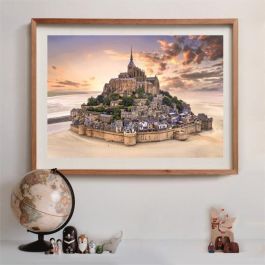 Clementoni CLE8005125317301 Puzle Compacto Mont Saint-Michel 1500 Piezas