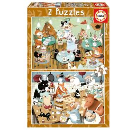 Educa Puzzle 2X48 Cuentos Del Bosque 19687 Rompecabezas Infantil +4 Años