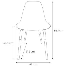 Silla Phenix Transparente Home Deco Factory
