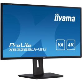 Iiyama Monitor ProLite XB3288UHSU-B5 32" UHD 4K, Panel VA, 60Hz, 3ms, HDMI, DisplayPort, USB, Altura Ajustable, Giratorio