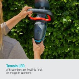 Gardena ComfortCut 60/18V P4A Cortasetos a batería 18V con batería y cargador, longitud de corte 60 cm, corte máximo 20 mm