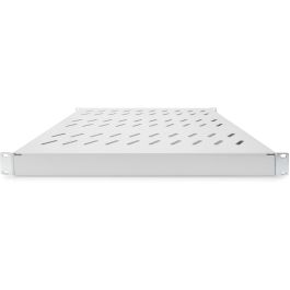 Digitus Baldas para Armario Rack 19" 1U, Ajustable 350-550mm, Gris, hasta 50kg, 44x482mm