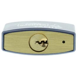 Burg Wachter DUO 460 Ni 40 SB Juego de 2 candados de doble cierre, Acero inoxidable marino