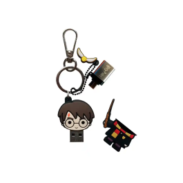 Wondee Memoria USB Llavero Harry Potter 32GB con Adaptador USB C