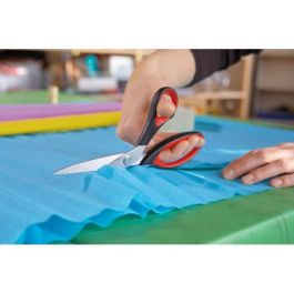 Bessey D820-250 Tijera Multiusos Corte Recto de Acero Inoxidable, Mango Ergonómico Negro/Rojo 250mm