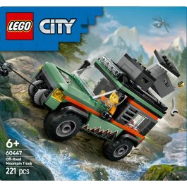 LEGO 60447 City Todoterreno 4x4 de Montaña con Cabrestante y Minifigura, Juego de Construcción +6 Años