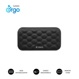 Subblim Reposamuñecas Ergo AirPadding Negro - Soporte Muñeca Ratón - Air Padding - Antideslizante - 130x80x20mm Precio: 10.50000006. SKU: B17HWC3JS8