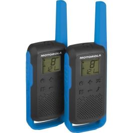 Motorola Walkie Talkie T62 Azul - PMR446, 16 Canales, 121 Códigos de Privacidad, Pantalla LCD, USB Precio: 64.49999985. SKU: S6502678
