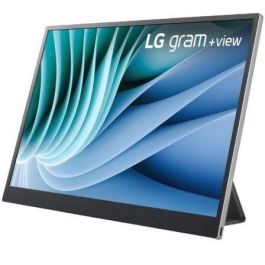 LG 16MR70 Monitor Portátil 16" WQXGA IPS DCI-P3 99% para portátil/móvil USB-C, 670g, Giro automático Negro/Plata