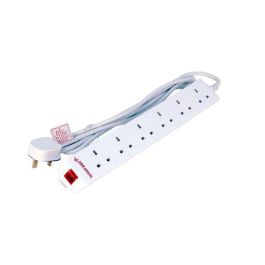 MicroConnect 6-way UK Surge Protected Power Strip 5M White Precio: 14.88999985. SKU: B18NPYCXAY