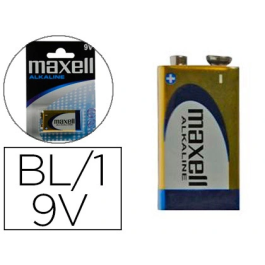 Maxell Pilas Alcalinas 9V 6 LR61 - Pack 1 Ud Precio: 1.5900005. SKU: S0208006