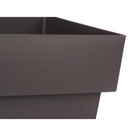Maceta Cuadrada Gris con Reserva de Agua 30 cm - Ibergarden (6 Unidades) Maceta Cuadrada Gris con Reserva de Agua 30 cm - Ibergarden (6 Unidades)