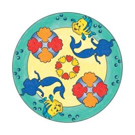 Ravensburger 4005556238477 Mandala Midi Princesas Disney - Para niños a partir de 6 años